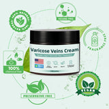 GROCERISMVaricose Veins Treatment for Legs - Healing Natural Oils Formula, Anti Varicose Vein Soothing Leg Cream, Varicose Veins Treatment for Legs（1.76 fl oz ）