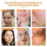 Microcurrent Facial Device, Intelligent Microsculpt Device for Face, Double Chin Reducer Machine, Anti-Aging, Face Lifting and Skin Tightening, USB Mini Rechargeable Face Sculpting Tool