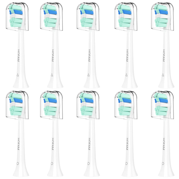 HOFAM Replacement Toothbrush Heads for Philips Sonicare Replacement Heads,Electric Replacement Brush Head Compatible with Phillips Sonicare Electric Toothbrush,for Philips Sonic Care Brush,10 Pack