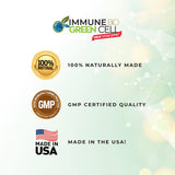 Immune Bio Green Cell - 8 oz, 2 Pack - Immune System Support - Includes Vitamin C, Carqueja, Rosemary & Broadleaf Plantain - Non-GMO, Vegan & Gluten Free - 240 Total 2mL Servings