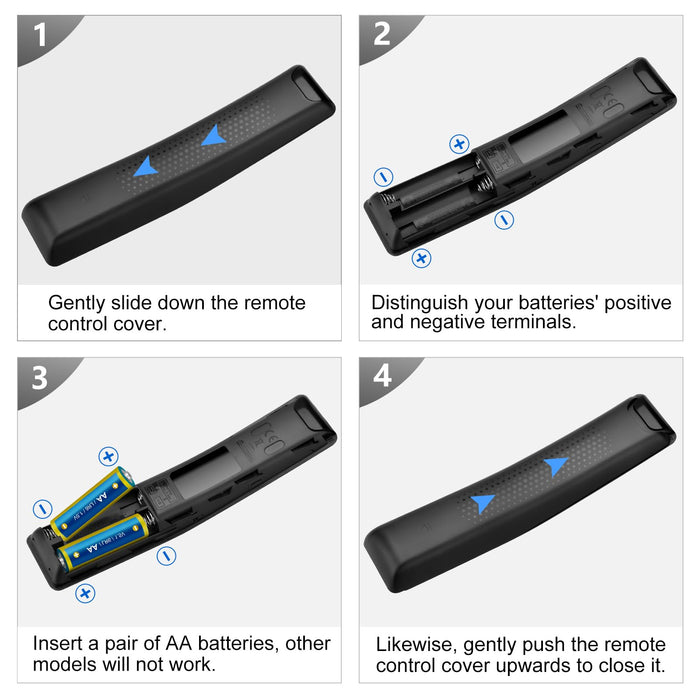 Universal for Samsung Smart TV Remote Control,Replacement for Samsung TV Remote【Pack of 2】