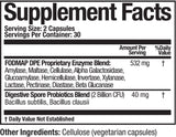 Arthur Andrew Medical - FODMAP DPE, Digestive Probiotics and Enzymes, Relief for FODMAP Intolerance and Highly Fermentable Foods, Vegan, Non-GMO, 60 Capsules