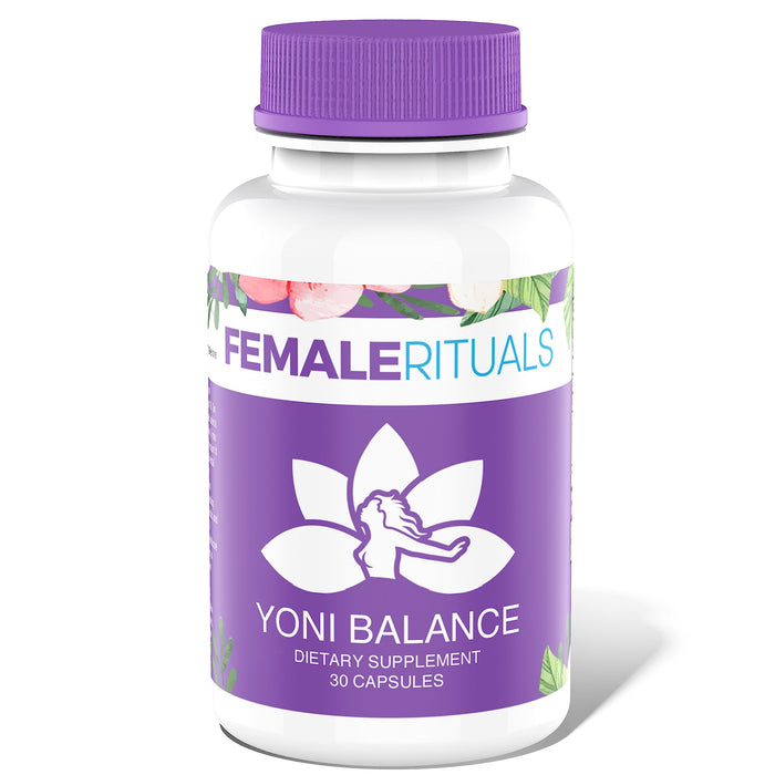 FEMALE RITUALS Yoni Balance Vaginal Tightening Pills 30 Pack - Vaginal Rejuvenation & Vagina Moisturizer for Dryness - Vaginal Tightener with Kacip Fatimah - No Tightening Gel or Cream Needed