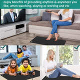 Grounding Mat for Improving Sleep, Grounding Pad for Health, Grounding Bed Mat with Grounding Cord for Better Working (35.5 * 23.6inch)