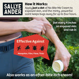 SALLYEANDER No-Bite-Me Repels Mosquitoes, Fleas, and Ticks - 8 oz - Organic Bug Repellent for Skin