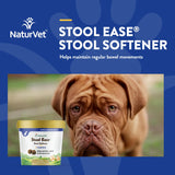 NaturVet – Stool Ease for Dogs – 40 Soft Chews – Helps Maintain Regular Bowel Movements – Enhanced with Sugar Beet Pulp, Flaxseed & Psyllium Husk – 40 Day Supply