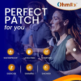 OhmRx Freestyle Libre 3 Sensor Covers Waterproof - No Cut Pack of 25 Clear Color - Adhesive Patches for Libre 3 Patch Lasts 10-14 Days Diabetic Patch