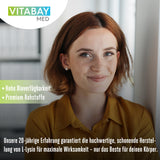 Vitabay L Lysin Kapseln Hochdosiert - 100 VEGAN & LABORGEPRÜFT Aminosäure L-Lysin Kapseln mit 2250mg L- Lysine L lysin Lysin Hochdosiert llysin L-Lysin hochdosiert L Lysine L-Lysine L- Lysin L -Lysin