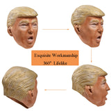 HOOGAR Presidential Candidate Mask Donald Trump Face Mask & Joe Biden Face Mask Funny Halloween Cosplay Headgear U.S. Election Party (Trump)