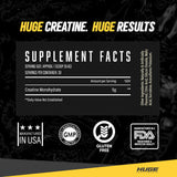 Huge Supplements Creatine Monohydrate Powder, 5000mg of Pure Creatine, Clinically Dosed to Boost Performance, Increase Muscle Strength and Size, 30 Servings (Mango Lemonade)