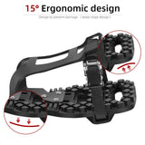 Toe Cages for Peloton Bike & Peloton Bike+ Pedals Compatible Toe Cage Adapters, Convert Compatible with Look Delta Pedals to Toe Clip Straps - Ride with Regular Sneakers Shoes, Accessories for Peloton