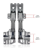 SPARES2GO Integrated Door Hinges Fits Hettich Type Fridge Freezer Set (Left & Right Hinges with Codes: 3306 3702 3307 3703 5.0 41.5)