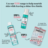 Soap & Glory Face Soap and Clarity Vitamin C Face Wash - 3-in-1 Exfoliating & Hydrating Facial Cleanser - Gently Removes Makeup While Unclogging Pores - Suitable For All Skin Types (300 ml, 2 pack)