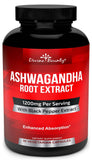 Divine Bounty Organic Ashwagandha Capsules - 1200mg Ashwagandha Powder with Black Pepper for Enhanced Absorption - Ashwaganda Supplement for Calmness & Mood Support - 90 Veggie Capsules