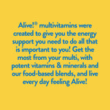 Alive! Men's Multivitamin – Max3 Potency, 90 Tablets