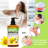 3 Pack Massage Oil for Massage Therapy with Massage Roller Ball,Ginger Oil Lymphatic Drainage &Arnica Sore Muscle Oil &Lavender Relaxing Massage Oils-Spa Massage Kit Valentines Day Gifts for Men Women