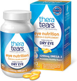 THERA TEARS Nutrition, 1200mg Omega-3 Supplement Capsules, 90-Count (Pack of 2)