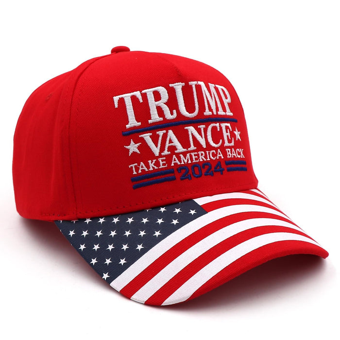 Trump Merchandise Trump Hat Donald Trump 2024 Hat Take America Back MAGA Hat USA Embroidery Adjustable Baseball Cap