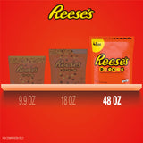 REESE'S PIECES Peanut Butter In a Crunchy Shell, Resealable Bulk Candy Bag, 3 lb