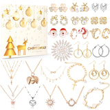 Jewelry Advent Calendar 2023, Advent Calendar 2023 Adult Women,Beauty Advent Calendar 2023,Christmas Countdown Calendar 24 Days Jewelry Set,Bracelets Necklace, Ear Rings for Women, Teenage Girls, Wife