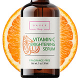 Bauer Beauty Vitamin C Face Serum Improves Skin Brightness, Fine Lines, Anti-Aging Skin Repair, Brighten Dark Spots And Reduce wrinkles