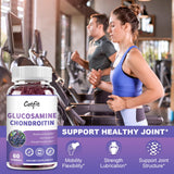 Catfit Glucosamine Chondroitin Gummies,Extra Strength Joint Health Support Supplement with MSM & Elderberry, Antioxidant Immune Support Supplement for Adults Men & Women (2 Pack)