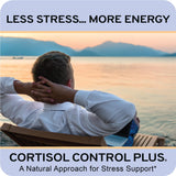 Cortisol Control Plus - Supports Stress Relief, Balanced Cortisol Response, Relaxation and Restful Sleep - Ashwagandha, Rhodiola, Curcumin, Magnesium & More | Premium Supplement | 90 Capsules