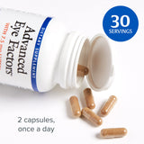 Natural Factors, Advanced Eye Factors, Antioxidant Support for Healthy Vision with Lutein and Zeaxanthin, 60 Capsules