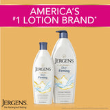 Jergens Skin Firming Body Lotion for Dry to Extra Dry Skin, Skin Tightening Cream with Collagen and Elastin, Instantly Moisturizes Dry Skin, Dermatologist Tested, Hydralucence Blend, 3-16.8 oz