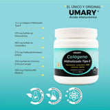 Umary - COLÁGENO HIDROLIZADO TIPO II - Polvo para preparar Bebida con Biotina 500 mg