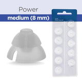 Oticon 8mm POWER MiniFit domes (2 Packs-20 domes) by Oticon