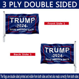 Joven Trump 2024 Save America Flag, Double Sided Polyester 3x5 Banner with 2 Brass Grommets, 4 Rows Stitched, Outdoor Durable, President's Day