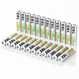 EBL AAA Rechargeable Batteries 24 Counts, Ni-MH Rechargeable AAA Batteries 1100mAh 1.2V Batteries