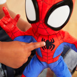 Spidey and his Amazing Friends Marvel Dance 'N Crawl Spidey, Interactive Plush Toy with 20 Phrases & Sounds, 2 Songs, Super Hero Toys for Kids 3 & Up