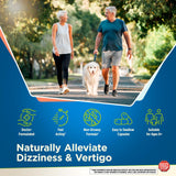 DIZZY STOP - Vertigo Relief Product, Inner Ear Balance, Motion Sickness, Car Sickness, Seasickness, MD Formulated Natural Herbal Supplement, Non Drowsy (80 Capsules)