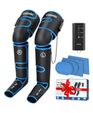 Leg Massager with Air Compression, Full Leg Massager with Cold Therapy for Circulation and Pain Relief, 3 Modes 3 Intensities Sequential Compression Device for Foot Calf and Thigh
