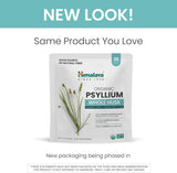 Himalaya Organic Psyllium Whole Husk, Natural Daily Fiber Supplement, Regularity, Appetite Management, USDA Certified Organic, Non-GMO, 56-Tablespoon Supply, Unflavored, 12 Oz