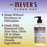 MRS. MEYER'S CLEAN DAY Hand Soap, Made with Essential Oils, Biodegradable Formula, Compassion Flower, 12.5 fl. oz - Pack Of 3