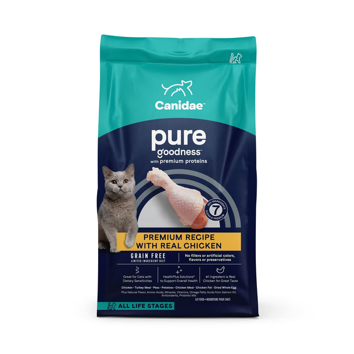 Canidae Pure Grain Free Dry Cat Food with Real Chicken, 10 lbs.