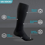 Medical Compression Socks for Women and Men 3 Pairs 20-30 mmHg Knee High Compression Stockings Circulation Best for Running Athletic Nurses