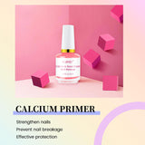 AIJIMEI 4in1 Professional Nail Kit Cuticle Remover Gel Cream Calcium Primer for Strengthening Nails Care with Nail Hardener Nail Strengthener and Cuticle Oil