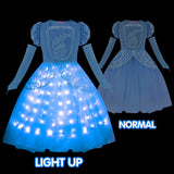 UPORPOR Light Up Girls Princess Costume Halloween Dress Up Clothes for Little Kids Toddler Costumes Christmas Party