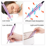 MelodySusie Portable Electric Nail Drill,PC120B Compact Efile Electrical Professional Nail File Kit for Acrylic, Gel Nails, Manicure Pedicure Polishing Shape Tools Design for Home Salon Use, Purple