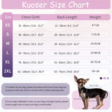 Kuoser Recovery Suit for Dogs, Spay Recovery Femle Dog Onesie Male Neuter Suit, Anti Licking Dog Surgical Suit Soft Dog Body Suits After Surgery for Small Medium Large Dogs,Substitute E-Collar & Cone