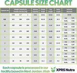 XPRS Nutra Vegan Size 00 Separated Capsules - 100 Count Premium Empty Capsules Separated in Bags - Separated Empty 00 Capsules - Pill Capsules Empty for DIY Supplement Filling (White)