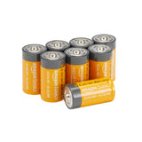 Amazon Basics 8-Pack C Cell Alkaline All-Purpose Batteries, 1.5 Volt, 5-Year Shelf Life