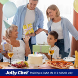 JOLLY CHEF 280 Count Paper Plates 8 inch Soak Proof, Cut Proof, Heavy Duty Leaf Printed Disposable Paper Plates for Everyday Use