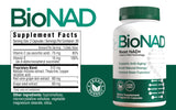 BioNAD NAD+ Booster | Sirtuin Activator | Anti Aging | Proven Nicotinamide Riboside Booster | Metabolic Activator | Boosts NAD+ and Natural Energy | Vegan Friendly | 60 Capsules