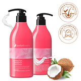 Herbalosophy Keratin Shampoo & Conditioner Set, Smoothing, Nourishing & Moisturizing Formula for Damaged and Dry Hair, Extra Strength Hydrate & Repair for Color Treated Hair, Anti Frizz, Free of