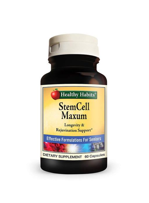 Healthy Habits StemCell Maxum - Best Plant-Based Age-Defying Support Supplement for Healthy Stem Cell Regeneration and Replenishment